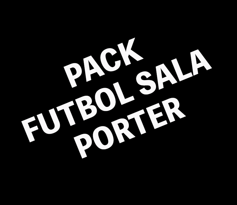 PACK FUTBOL SALA PORTER JLC